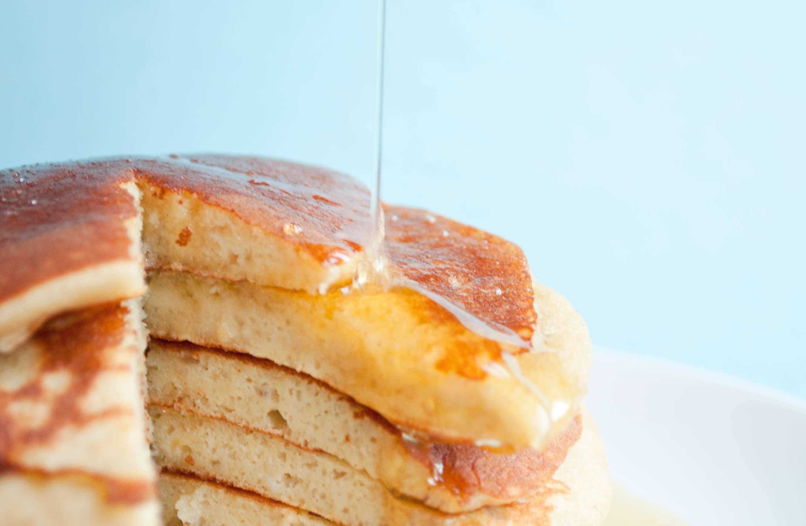 Pancakes sans gluten et sans lait