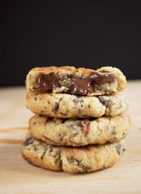 Cookies aux pépites de chocolat sans lactose et sans œufs